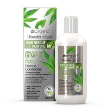 DR. ORGANIC HEMP OIL RESCUE CONDITIONER. DAMAGED RECOVERY SUPPORT FOR HEALTHY HAIR LOOKING 265ML