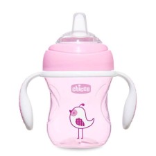 Chicco Transition Cup Pink 200ml 4m+