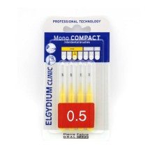 ELGYDIUM CLINIC MONO COMPACT YELLOW 0.5 , INTERDENTAL BLUSHES 4PIECES