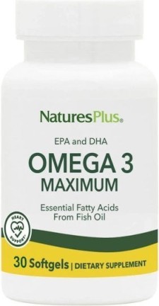 Naturesplus Omega 3 Maximum 30 Softgel, Υψηλής Ποιότητας Συμπλήρωμα...