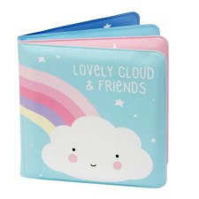 A Little Lovely Company Bath Book Clouds & Friends