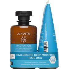 Apivita Hyaluronic Deep Moisture Hair Duo ( Shampoo 250ml + Conditioner 150ml)