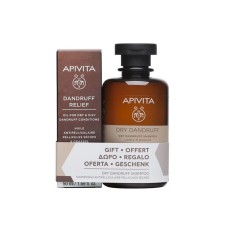 Apivita Dandruff Relief Oil x 50ml + Dry Dandruff Shampoo x 250ml Gift Set / Offer