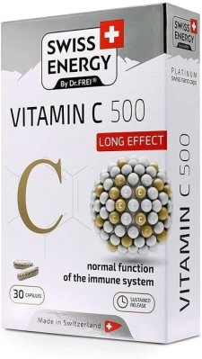 Swiss Energy Vitamin C 500 Long Effect x 30 Capsules
