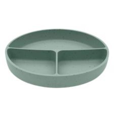 Kikka Boo Plate Platinum Silicone Sage
