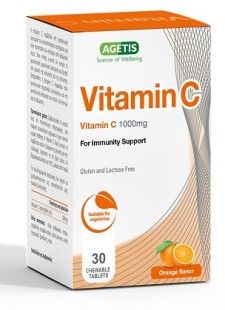 Agetis Vitamin C 1000mg x 60 Chewable Tablets
