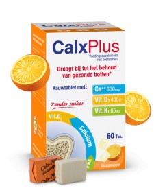 Calx Plus 600mg Chewable 60 Orange
