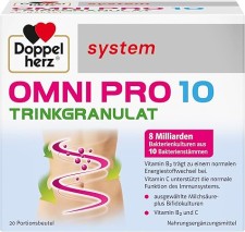 Doppelherz Omni Pro 10 - 8 Billion Bacterial Cultures From 10 Bacterial Strains x 20 Sachets