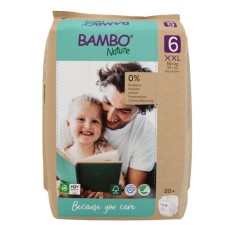 Bambo Nature Boys & Girls No 6 XXL 16+ Kg 20 Pieces