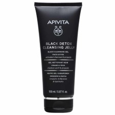 Apivita Black Detox Cleansing Jelly For Face & Eyes x 150ml