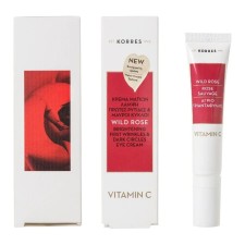 Korres Wild Rose With Vitamin C Eye Cream For First Wrinkles, Dark Circles & Puffiness 15ml