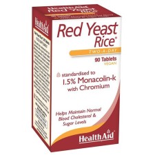 HEALTH AID RED YEAST RICE 90 TABLETS