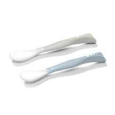 Babyono Flexible Spoons Light Blue/ Grey 2s