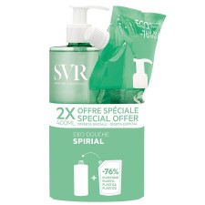 SVR Spirial Deo Douche - Shower Gel 400ml & Refill 400ml - Wash Set