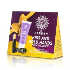 Garden Kiss And Hold Hands Precious Honey ( Lip Care 5.2g + Hand Cr 30ml)