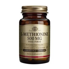 Solgar L-Methionine 500 mg x 30 Tablets - Antioxidant Promoter