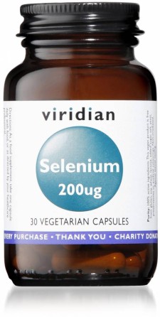 VIRIDIAN SELENIUM 200ug 30s, A NATURAL SOURCE OF MINERALS, PLAYS A KEY ROLE IN METABOLISM