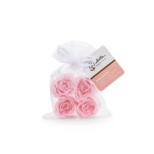 Isabelle Laurier 4 soap petal roses organza