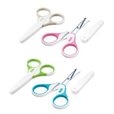 Nuk Baby Nail Scissors, Safe & Precise x 1 Piece - 4 Various Colours