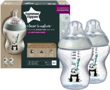 TOMMEE TIPPEE CLOSER TO NATURE PANDA 260ML 2PCS