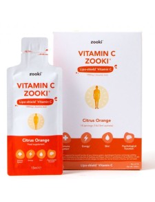 Zooki Vitamin C Citrus Orange 14x15ml Sachets