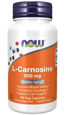 Now Foods - L-Carnosine 500mg x 50 Capsules