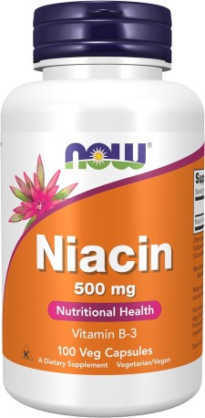 Now Foods - Niacin 500mg x 100 Capsules