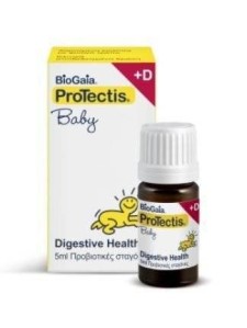 BIOGAIA PROTECTIS BABY, PROBIOTIC DROPS + VITAMIN D. FOR THE DIGESTIVE HEALTH OF THE BABY 5ML