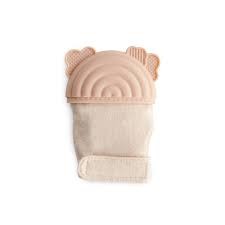 Mushie Teething Mitten Rainbow