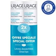 Uriage Moisturizing Lipstick 4 g x Promotional Set of 2