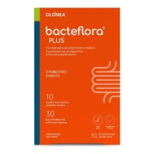 BACTEFLORA PLUS HIGH CONCENTRATION OF BROAD SPECTRUM OF PROBIOTICS& PREBIOTICS FOR HEALTH AND SMOOTH BOWEL FUNCTION 30CAPSULES