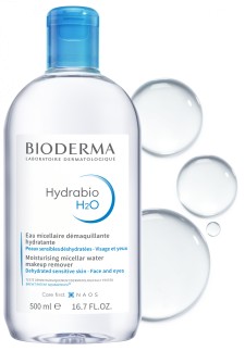 Bioderma Hydrabio H2O, ΕΝΥΔΑΤΙΚΟ ΝΕΡΟ MICELLAIRE ΓΙΑ ΑΦΥΔΑΤΩΜΕΝΗ, ΕΥΑΙΣΘΗΤΗ ΕΠΙΔΕΡΜΙΔΑ, ΓΙΑ ΚΑΘΑΡΙΣΜΟ& ΝΤΕΜΑΚΙΓΙΑΖ 500ΜΛ