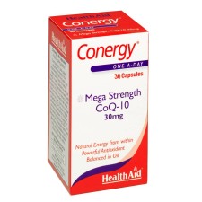 HEALTH AID CONERGY MEGA STRENGHT Co-Q10 30mg 30s