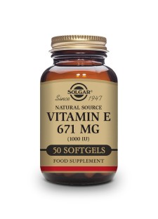 Solgar Vitamin E 670mg (1000IU) x 50 Mixed Softgels