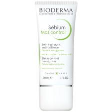 Bioderma Sebium Mat Control, ΕΝΥΔΑΤΙΚΗ ΚΡΕΜΑ ΜΕ ΜΑΤ ΑΠΟΤΕΛΕΣΜΑ ΓΙΑ ΜΕΙΚΤΑ/ ΛΙΠΑΡΑ ΕΥΑΙΣΘΗΤΑ ΔΕΡΜΑΤΑ 30ΜΛ