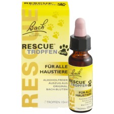 Bach Rescue Pets Drops 10ml, Υγρό Συμπλήρωμα Διατροφής Για Κατοικίδια