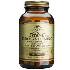 Solgar Ester-C Plus 1000 mg Vitamin C x 90 Tablets - Highly Absorbable - For The Support Of Immune System