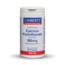 Lamberts Παντοθενικό ασβέστιο 500mg 60 Ταμλπέτες