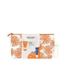 VICHY CAPITAL SOLEIL DRY TOUCH SPF50+ 50ML & MINERAL 89 10ML GIFT POUCH