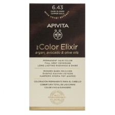 Apivita Color Elixir Hair Color Kit 6.43