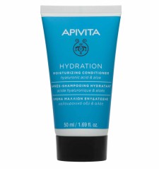 Apivita Hydration Moisturizing Conditioner With Hyaluronic Acid & Aloe x 50ml - Travel Size