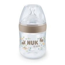 Nuk for Nature Μπιμπερό PP με Δείκτη Ελέγχου Θερμοκρασίας & Θηλή Σιλικόνης Small 150ml