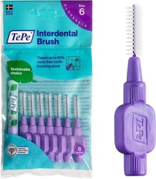 TePe Interdental Purple Brushes Original 1.1mm x 8 Pieces