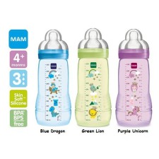 MAM EASY ACTIVE BABY BOTTLE 4m+ 1PIECE, VARIOUS COLORS 330ML