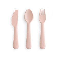 Mushie Cutlery Set Blush 3s