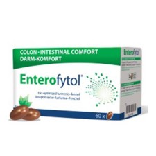 TILMAN ENTEROFYTOL 60 CAPSULES, CONTAINS TURMERIC EXTRACT AND FENNEL ESSENTIAL OIL. FOR INTESTINAL DISCOMFORT, FLATULENCE AND ABDOMINAL TENSION