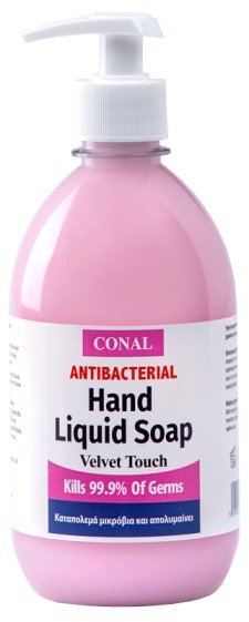 CONAL ANTIBACTERIAL HAND LIQUID SOAP VELVET TOUCH 500ml