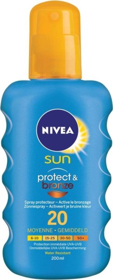 NIVEA SUN PROTECT&BRONZE SPF 20 SPRAY 200ML