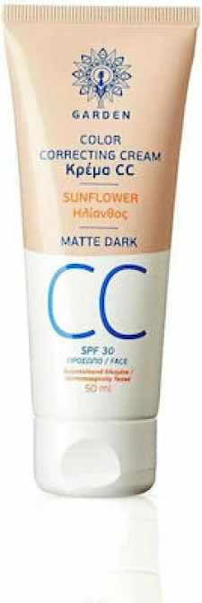 Garden Color Correcting Cream Sunflower Matte Dark Spf30 50ml