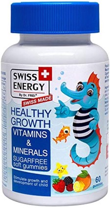 Swiss Energy Health Growth Vitamins x 60 Gummies